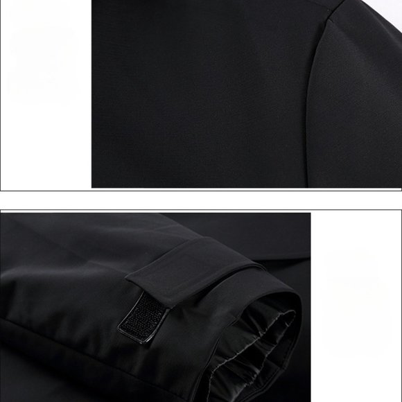 Luxury Light - Men's Casual Warm White Goose Down Jacket - Picture 12 of 14